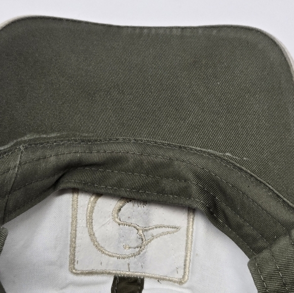 DUCKS UNLIMITED ARMY GREEN BASESBALL HAT CAP ACCESSORY UNISEX OS HUNTING OUTDOOR - Picture 12 of 13